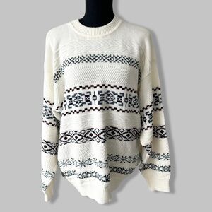 Vintage Tip Top Tailors Grandpa Knit Sweater  Cottagecore